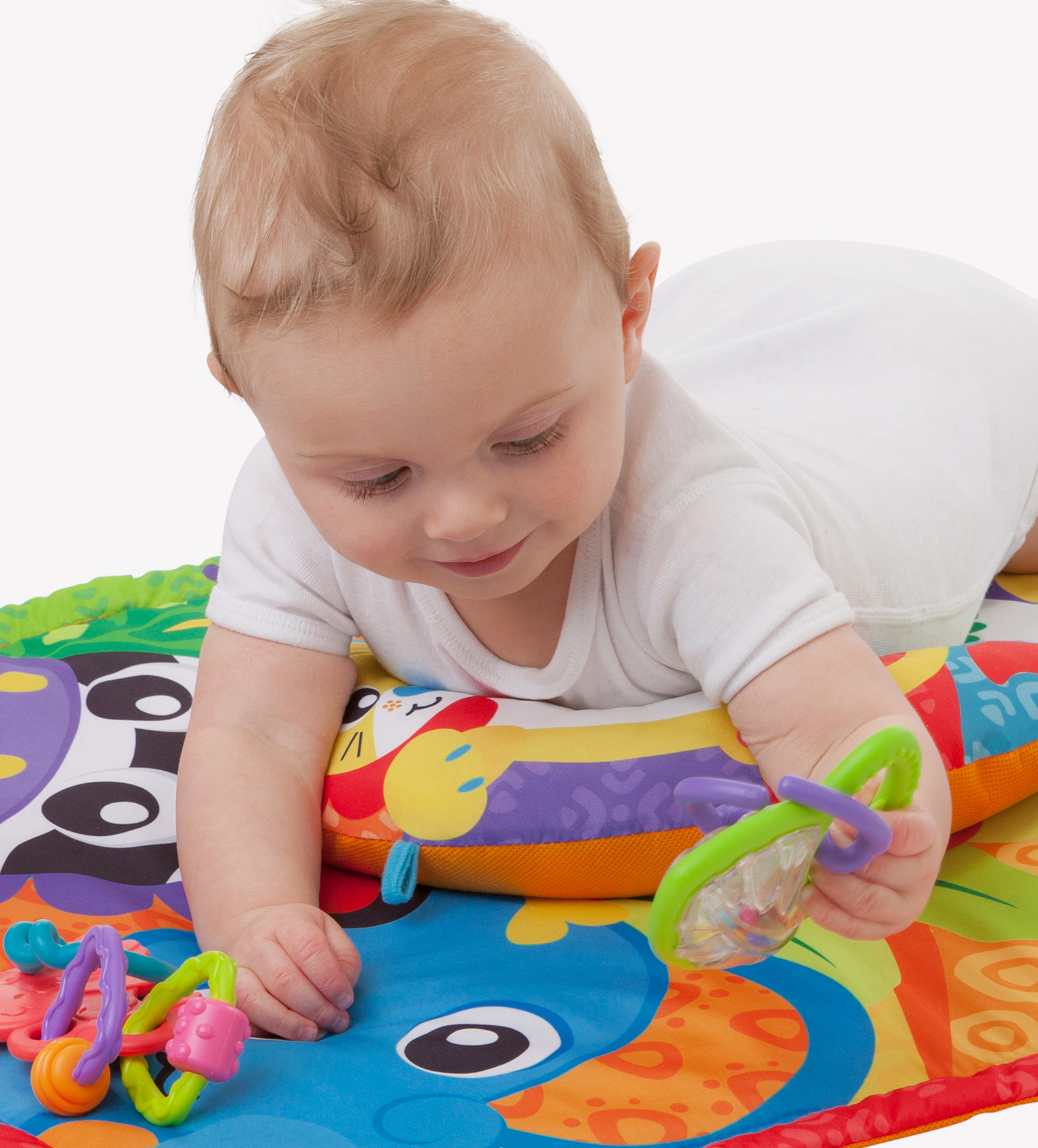 Zoo Play Time Tummy Time Mat and Pillow 4 – Playgro Australia